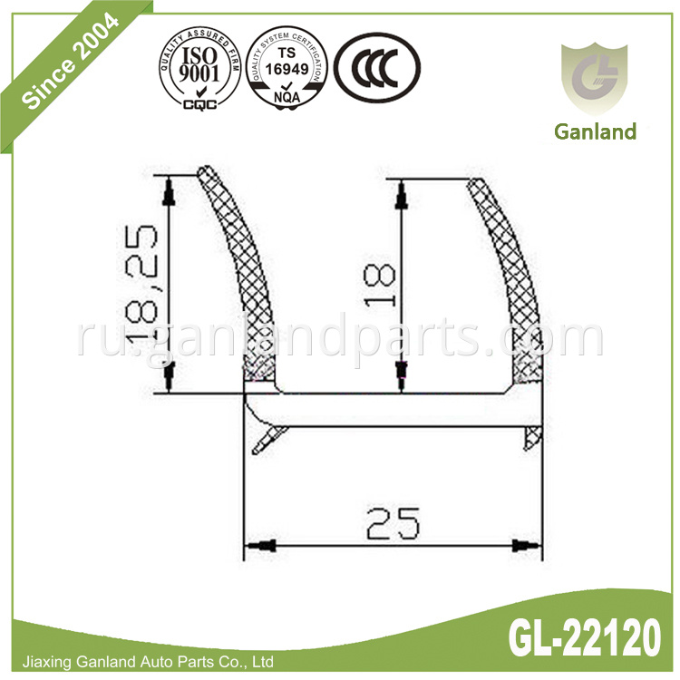 PVC Weather Strip GL-22120